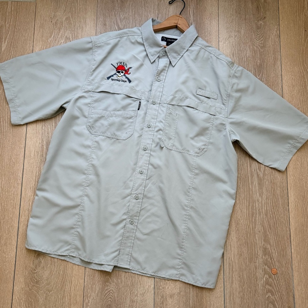 DRI DUCK 2XL Outdoor Fishing Shooting Shirt – YMKC Sporting Clays Pirate Skull